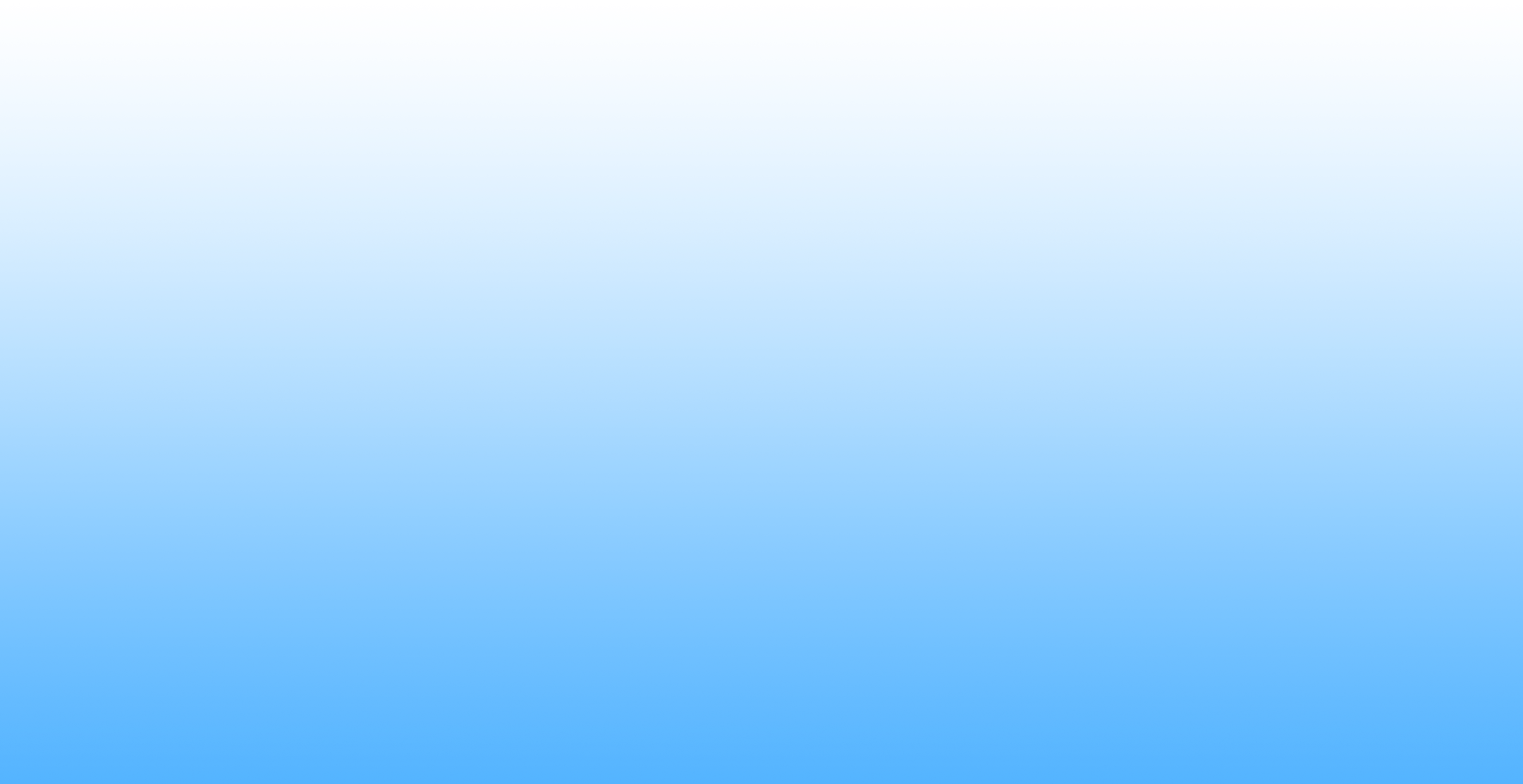 Blue Transparent gradient fades